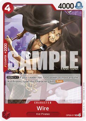 Wire OP09-017 card