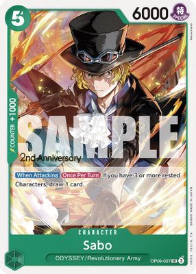 Sabo OP09-027 card