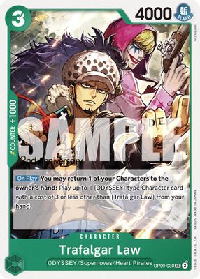 Trafalgar Law OP09-030 card