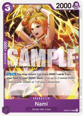 Nami OP09-070 card