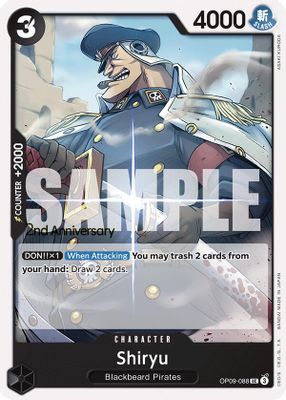 Shiryu OP09-088 card