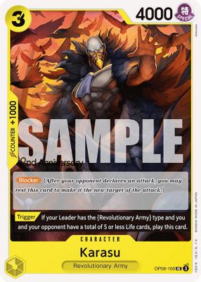 Karasu OP09-100 card