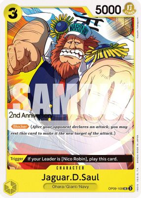 Jaguar.D.Saul OP09-109 card