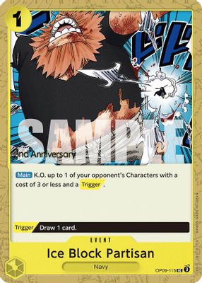 Ice Block Partisan OP09-115 card