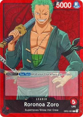 Roronoa Zoro OP01-001 card