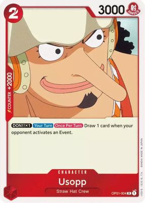 Usopp OP01-004 card