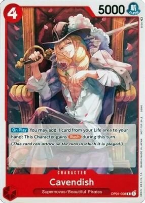Cavendish OP01-008 card