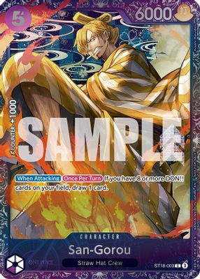 San-Gorou ST18-003 card