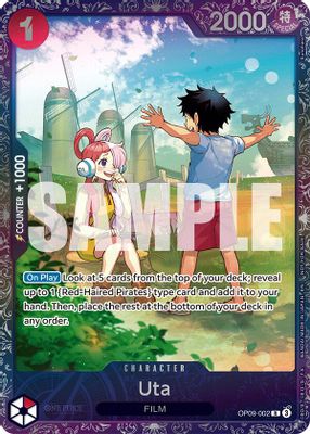 Uta OP09-002 card