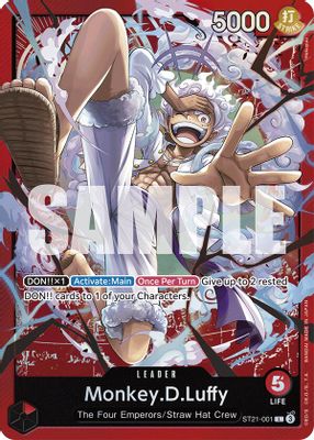 Monkey.D.Luffy ST21-001 card