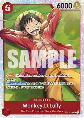 Monkey.D.Luffy ST21-014 card
