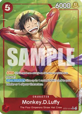 Monkey.D.Luffy ST21-014 card