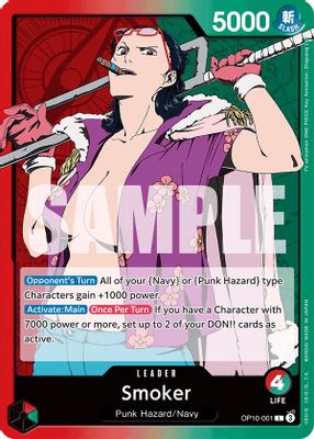 Smoker OP10-001 card