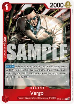 Vergo OP10-004 card
