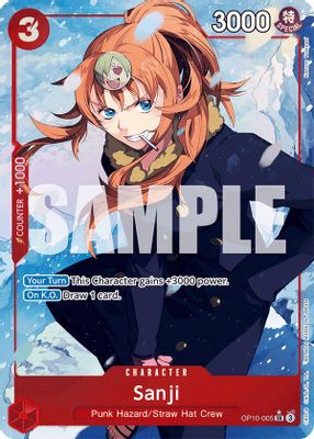 Sanji OP10-005 card