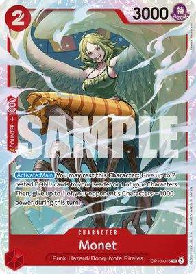 Monet OP10-016 card