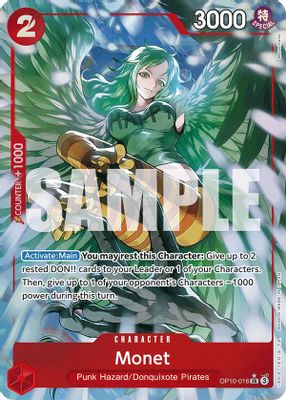 Monet OP10-016 card