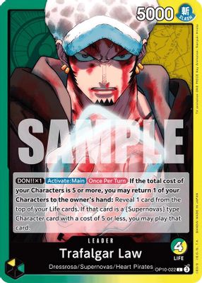 Trafalgar Law OP10-022 card