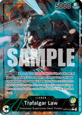 Trafalgar Law OP10-022 card