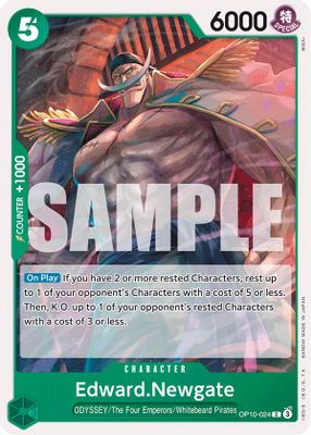 Edward.Newgate OP10-024 card