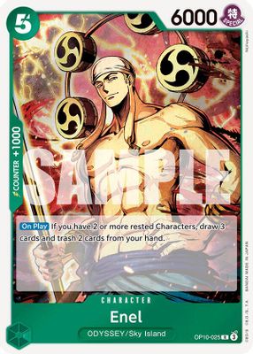 Enel OP10-025 card