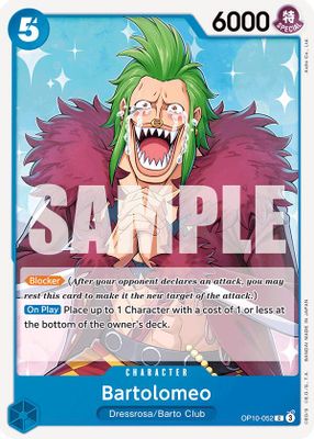 Bartolomeo OP10-052 card