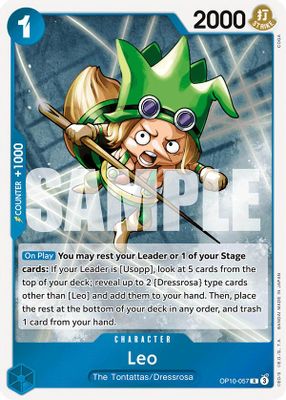 Leo OP10-057 card
