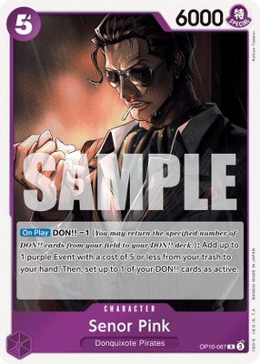 Senor Pink OP10-067 card