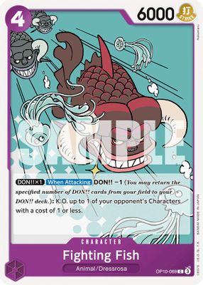 Fighting Fish OP10-069 card