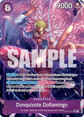 Donquixote Doflamingo OP10-071 card