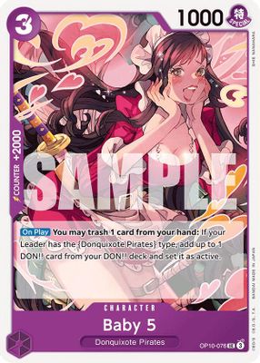 Baby 5 OP10-076 card