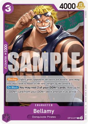 Bellamy OP10-077 card
