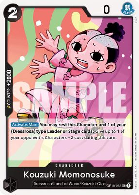 Kouzuki Momonosuke OP10-083 card