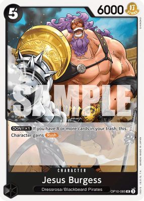 Jesus Burgess OP10-085 card