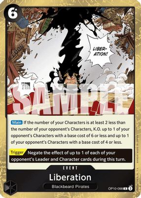 Liberation OP10-098 card