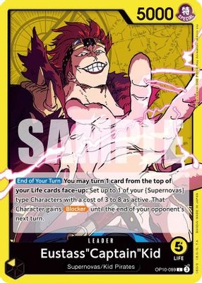 Eustass"Captain"Kid OP10-099 card