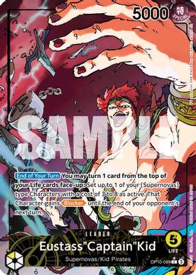 Eustass"Captain"Kid OP10-099 card
