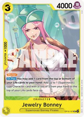 Jewelry Bonney OP10-107 card