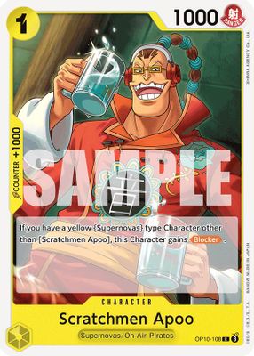 Scratchmen Apoo OP10-108 card