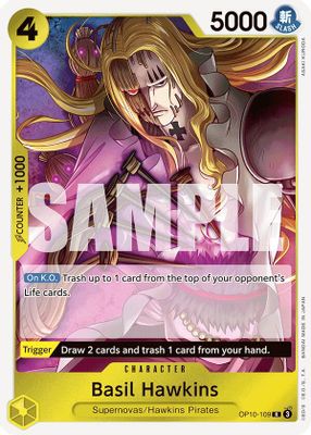 Basil Hawkins OP10-109 card