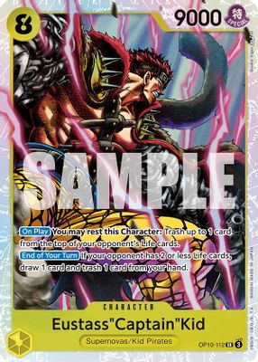 Eustass"Captain"Kid OP10-112 card