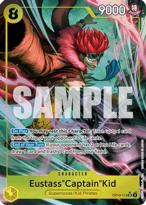 Eustass"Captain"Kid OP10-112 card
