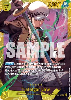 Trafalgar Law OP10-119 card