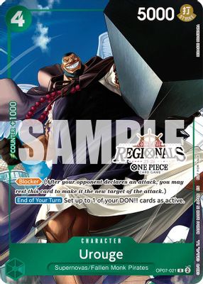 Urouge OP07-021 card