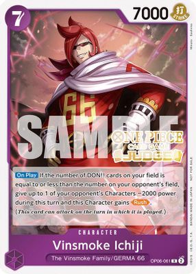 Vinsmoke Ichiji OP06-061 card