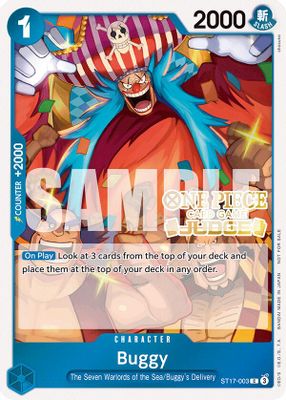 Buggy ST17-003 card