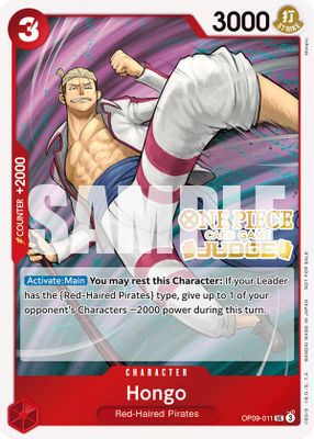 Hongo OP09-011 card