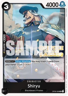 Shiryu OP09-088 card