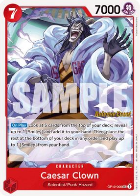 Caesar Clown OP10-006 card