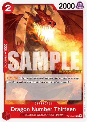 Dragon Number Thirteen OP10-012 card